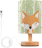 Fustylead Cute Fox Forest Cartoon Woodland Animal Bedside Table Lamps with USB Port