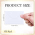 Outus 400 Pcs Mini Metallic Gift Card Envelopes, Small Business Cards Invitation Card Sleeves, 4 x 2.7 Inches (White)