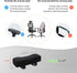 Extra Thick Ergonomic Office & Gaming Chair, 2-Piece Set with Memory Foam Armrest Pads