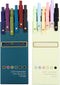 Ddaowanx 12Pcs Colorful Gel Pens, 0.5mm Fine Point Retractable Pens for Journaling, Sketching, Teacher School Supplies