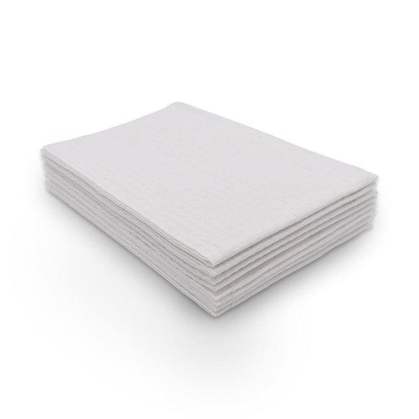 TIDI Ultimate Dental Bib, White, 4 Layers, 13 W x 18 L