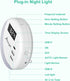 15.5W) Alitayee LED Night Light, Night Lights Plug Into Wall, Smart Light Sensor Nightlight with USB C Charger(MAX