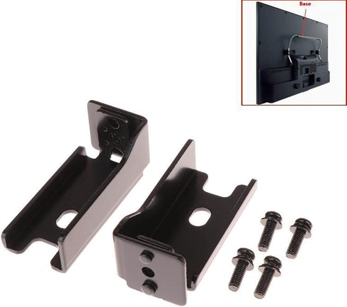 KiBcsLic TV Stand Accessories Multipurpose High Performance Space Saving Black Floor Stand Holder for Exhibitions