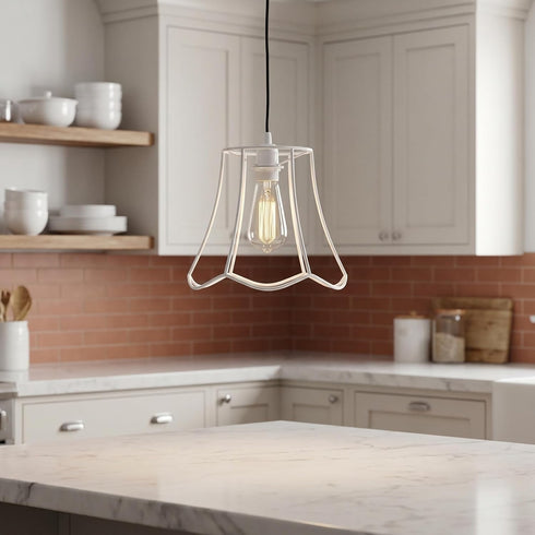 E27 Bulb Multi-Functional Lampshade Frame for Diy Wire Lamp Shade Stand Compatible with Table Lamps and Pendant Lights