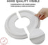 2Pairs Fans,9.84" 3.8" White Ceiling Medallion Ceiling Fan Light Covers,Split Ceiling Light Medallion for Light