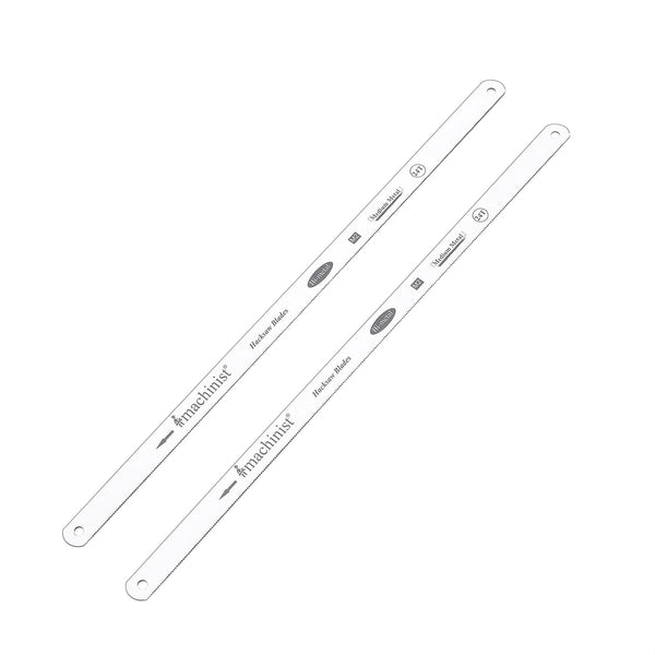 S101224x2 10" Hacksaw Blades, 24 TPI for Metal Cutting, Bi-Metal Hand Tools Replacement, 2 Pack