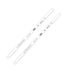 S101224x2 10" Hacksaw Blades, 24 TPI for Metal Cutting, Bi-Metal Hand Tools Replacement, 2 Pack