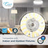 Euri Lighting EMP-2000cec-20 Dimmable LED Light Engine, 6.69" Diameter, 20W (120W Equal), 1800lm, 3000K, 4000K, 5000K