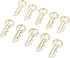 Key Shaped Paper Clips, 100Pcs Metal Bookmark Clips, Gold Wire for Home School Office Document Organizing