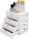 YUASDUU Desk Organizer with Drawers, 4-Tier Assemble Desktop File Organizer Desk Drawer Organizer