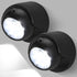 Motion Sensor Outdoor Lights, Battery Operated Wireless Waterproof Spotlight with Auto On/Off for Porch, Garage
