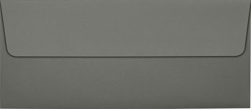 LUXPaper Business Envelopes #10 | Peel & Press | 4 1/8" x 9 1/2" | Smoke Gray | 50 Qty, 80lb. Text