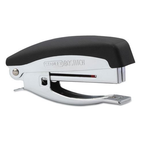 Bostitch Office Deluxe Hand-Held Stapler, 20 Sheet Capacity, Chrome/Black (42100) with Anchor Hole