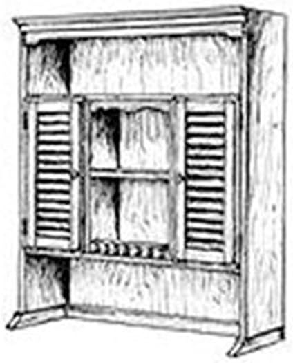 Woodcraft Project Paper Plan To Build Bookshelf Hutch Plan Ii - Material
