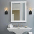 1-Lights Bathroom Vanity Light Fixture Black Wall Sconces Single Vanity Sconces with Metal Base and Glass for Over
