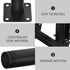 4pcs 13cm Kichvoe Metal Furniture Legs for Sofa Couch Cabinet Table Replacement, Heavy Duty Support Feet for Nightstand