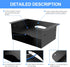 GOME Under Desk Storage Metal Shelf, Double Layer Adjustable Tray Organizer for Office Desks