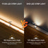 3000K-6000K,UL DC24V 16.4FT 90+ Dimmable Lights,640LEDs/m BTF-LIGHTING FCOB COB LED Strip CCT Tunable Listed CRI LED