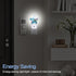 Light,Hummingbird Watercolor Bird Dusk to Dawn Star Night Flower Smart Sensor Nightlight for Bedroom Kitchen Hallway