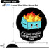 Upgrade Mouse Pad with Wrist Rest, Dumpster on Fire Ergonomic Gaming Gel Mouse Pad with Wrist Support, Cute Non-Slip PU