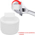 20Pack 1 Inch PVC Male Threaded Pipe End Cap, SCH40 PVC NPT Male Plug for Plumbing Water Line