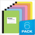 Oxford Composition Notebooks, 6 Pack, School Writing Journal, Wide Ruled Paper, 9-3/4 x 7-1/2 Inches, 100 Sheets,