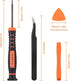 Screwdriver Kit for Switch, 6Pcs Repair Set with Triwing, Phillips, Tweezers, Crowbar, Triangle Pry