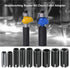 Steel Router Collet Chuck Driver Adapter, 9 Different Sizes for Woodworking Engraving Machine Tool