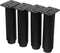 Mikikit 4pcs Adjustable Metal Sofa Legs and Furniture Levelers, 15-25cm Extendable Bed