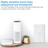 Remote Switch with Highly Sensitive Touch Keys, Suitable for Google, 1-Way AC (White)