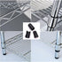 24 Pack Pairs Wire Shelving Shelf Lock Clips for 1 Inch Post, Replacements for Wire Shelving System