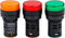 Baomain AD16-22D/S31 AC220V Energy Saving LED Indicator Light, Green*1 Yellow*1 Red*1, Pack of 3