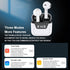 J101 Bluetooth Language Translator Earbuds, Real-Time Translation for 144 Languages, Noise Reduction Device for Instant
