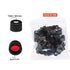 2 ML Amber Autosampler Vial, 8-425 HPLC Chromatography Lab Vial with Writing Area, Black Screw Cap & Septa, 100 pcs