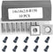 Square 14mm Carbide Inserts Cutters Knives Replacement, 14x14x2mm with Screws for Grizzly T21348