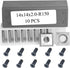 Square 14mm Carbide Inserts Cutters Knives Replacement, 14x14x2mm with Screws for Grizzly T21348