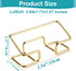 Business Card Holder for Desk, Modern Display Stand, Desktop Organizer, 1 Pack, Gold