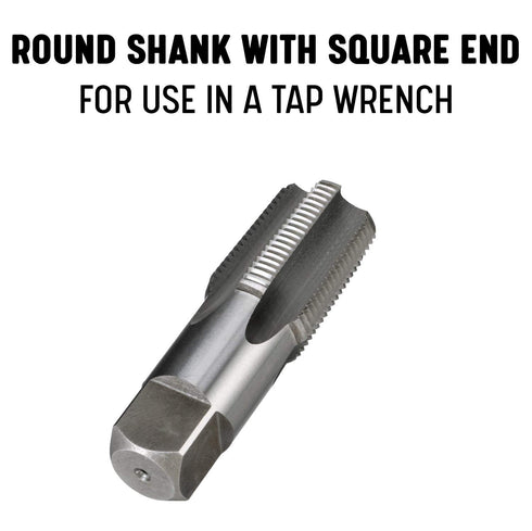Drill America 1/4"-18 NPT Pipe Tap, Carbon Steel, DWTPT Series