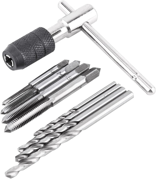 9-piece Threading And Tap Tool Set, Essential Thread Tap Tool Set for Professional Projects