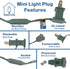 70 24Ft Commercial C6 Bulb 43 Sets Light St. Patricks Day Lights String Lights LED Strawberry Faceted