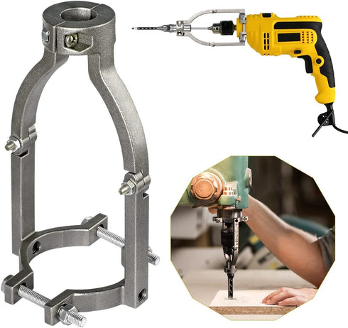 Square Hole Drill Bit Adapter - Mortising Attachment for Drill Press and Power Tool Accessory