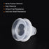 PATIKIL 1 Pack Vacuum Suction Cup, Silicone Rubber 4mm ID x 27mm OD Pneumatic Bellows Sucker Pad with Gasket