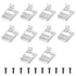 10PCS Stainless Steel Belt Clips for Dewalt, Drill Tool Clips Hook Kit with Screws for 20V Power Tools