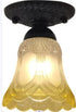 Zicobox Ceiling Fan Chandelier -Elegant Frosted and Clear Glass Light Shade Replacement - Stylish Upgrade