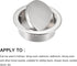 Circular Flush Pull Handle, 1Pcs 34mm/1.34" Zinc Alloy Recessed Handle with Screws for Drawer Sliding Doors