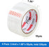 Heavy Duty Transparent Packing Tape,6 Rolls with Refillable Dispenser,Industrial Grade Packaging Tape for Shipping Moving Sealing,1.88 inches x 55 Yards Per Roll by JIALAI HOME
