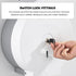 Set Commercial Stainless Steel Lock and Key for Roll Paper Towel Dispenser and Toilet Paper Dispenser Replacement