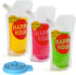 6 Pcs Drink Pouches for Adults, Plastic Flask Reusable Disposable Drink Bags with Funnel (16 oz)