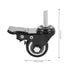 4pcs 1.5-inch M8x25 UPKOCH Stem Casters with Brake, Threaded Rod Heavy Duty Swivel Wheels for Furniture, Rolling Cart