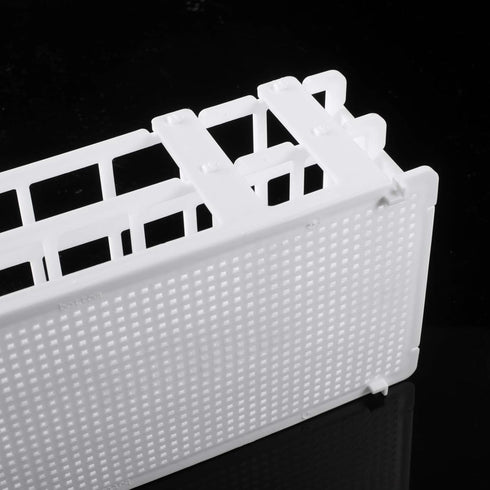 Eowpower Plastic Lab Test Tube Rack, Storage Stand Holder Detachable for 25mm Test Tubes, 24 Holes